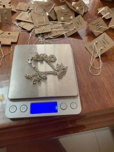 Cordo E Pulseira Prata 25,2 Gramas