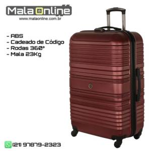 Mala De Viagem Mdia 23kg Travel One Montreal Vinho