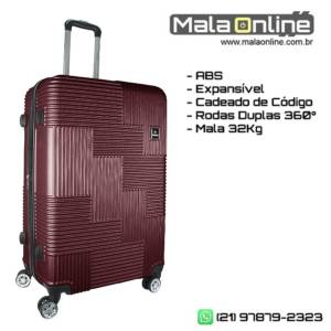Mala De Viagem Grande 32kg Viaggio - Preta, Vinho Ou Ros