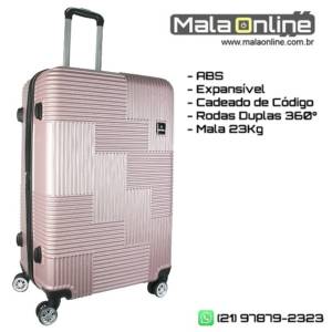 Mala De Viagem Mdia 23kg Viaggio - Preta, Vinho Ou Ros