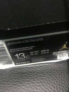 Tnis Jordan N 30 . Produto ?