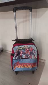 Mochila De Cresche Cm Rodinha E Ala De Costa