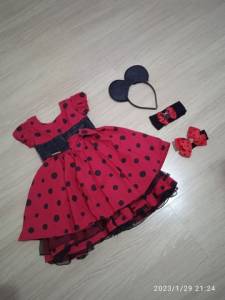 Vestido Minnie 1 Ano