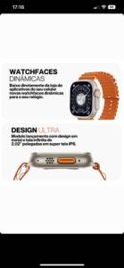 Smartwatch W68+ Verso Top De Linha
