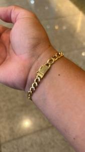 Pulseira De Ouro 20g Macia