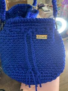 Bolsa De Croch Azul
