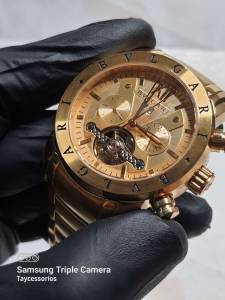 Relgio Bulgari Iron Man Automtico E  Prova Dgua A+