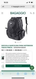 Mochila Bagaccio