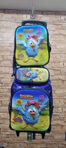 Kit Escolar Mochila Lancheira E Estojo