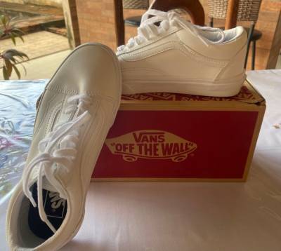 Tnis Unissex Old Skool - Branco