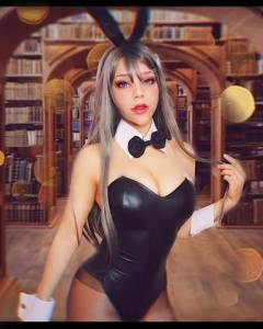 Fantasia Cosplay Bunny Coelhinha