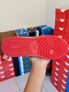 Tnis Nike Air Jordan One - Preto Vermelho (entrega Imediata)