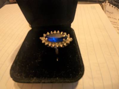 Anel De Ouro Branco Com Diamante