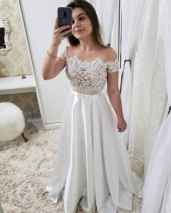 Vestido De Noiva Lindo Elegante E Delicado