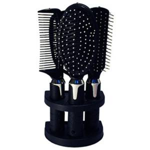 Kit C/2 Escovas Cabelo Pente E Espelho 7311207