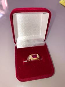 Anel Formatura Direito Masculino - Ouro 18k