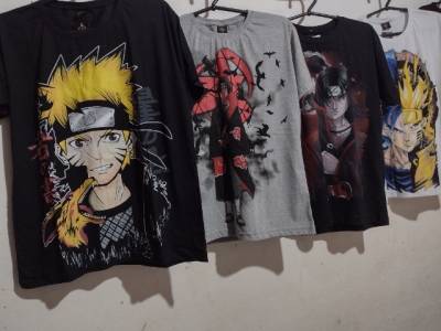 Camisas De Anime (desenho Frente E Costa)