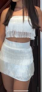 Conjunto De Franja Usado Apenas Uma Vez!!!