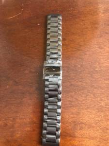 Pulseira Avulsa Smart Watch 20mm Preta Ou Prata Ao Inoxidvel Premium