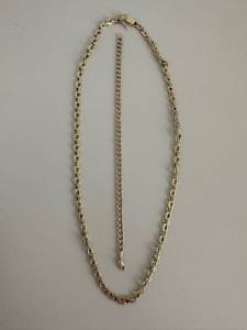 Cordo E Pulseira De Ouro