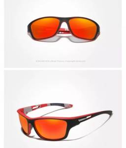 culos De Sol Polarizado Vermelho Espelhado Kingseven