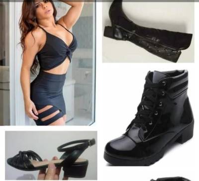 Kit Top E Saia + Uma Das Botas Ou Sandlia