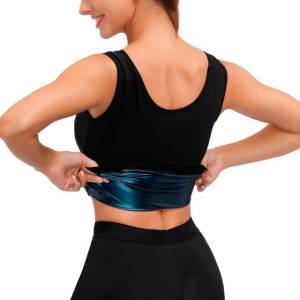 Colete Queima Gordura Seca Barriga Com Ziper Feminino [2xl/3xl]