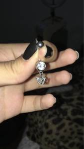 Piercing Umbigo Borboleta Ao Cirrgico