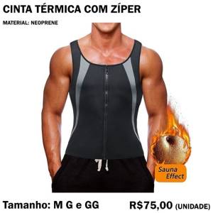 Cinta Trmica Masculina Com Zper