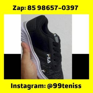 Tenis (leia Descrio) Novo Com Garantia Fila Infantil Preto