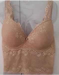 Cropped De Renda Plus Size