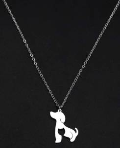 Colar Com Pingente Cachorro