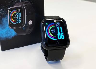 D20 Smartwatch Y68 Relgio Inteligente Com Pelcula