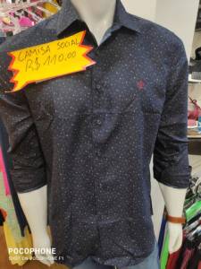 Camisa Social P Ao 3xg S 110,00