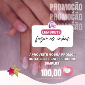 Promoo Unhas De Fibra+ Pedicure