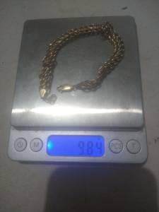 Pulseira Em Ouro 750 K.