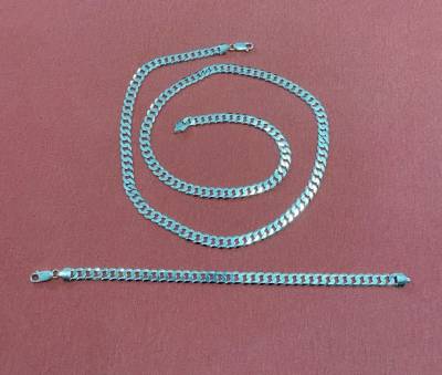 Conjunto Prata Grumet 925