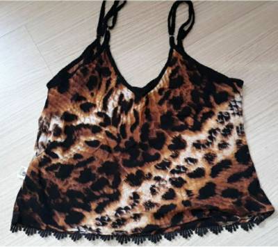 Blusa Cropped Oncinha