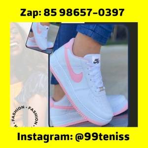Tenis (leia Descrio) Novo Com Garantia Nike Air Force Rosa