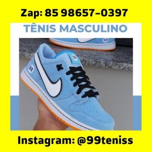 Tenis (leia Descrio) Novo Com Garantia Nike Air Force Azul