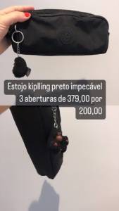 Estojo Kipling Preto