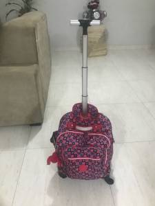 Mochila De Rodinha Kipling Original
