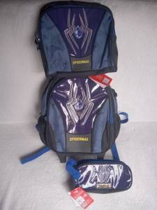 Mochila Spider Man Infantil Com Lancheira E Estojo