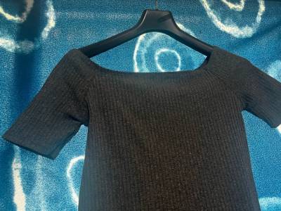 Vestido Cinza Com Manga
