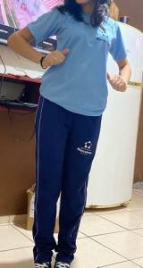 Uniforme Santa Marcelina P Bem Conservado