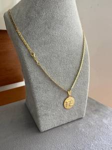 Top! Cordo + Pingente Banhado 18k! Retire Em Mos