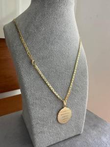 Colar Fino 70cm Banhado 18k + Pingente!