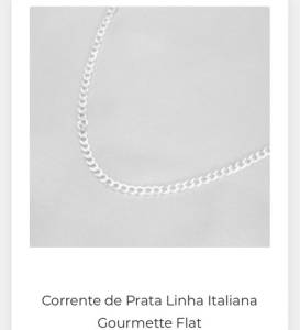Corrente De Prata