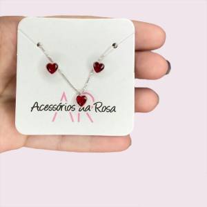 Conjunto Em Prata 925