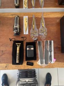 Kit Mquinas Barbearia Barbeiro